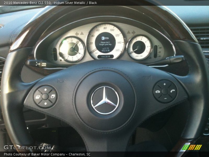 Iridium Silver Metallic / Black 2010 Mercedes-Benz CLS 550