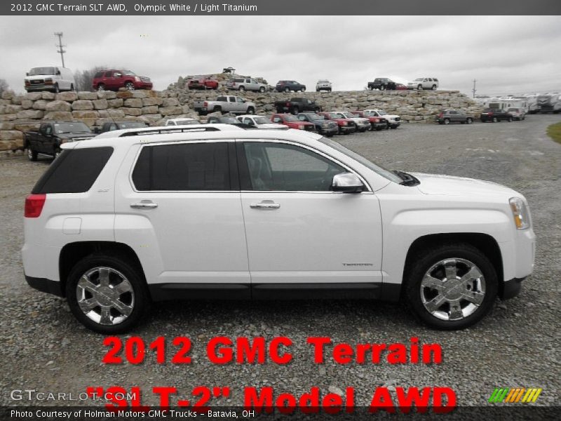 Olympic White / Light Titanium 2012 GMC Terrain SLT AWD