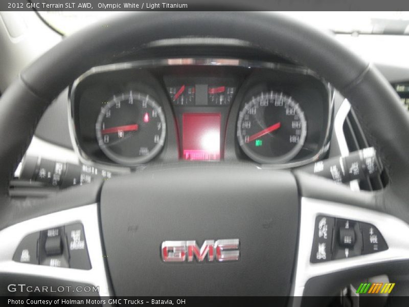 Olympic White / Light Titanium 2012 GMC Terrain SLT AWD