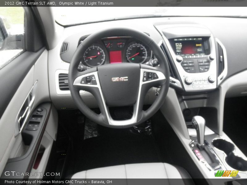 Olympic White / Light Titanium 2012 GMC Terrain SLT AWD
