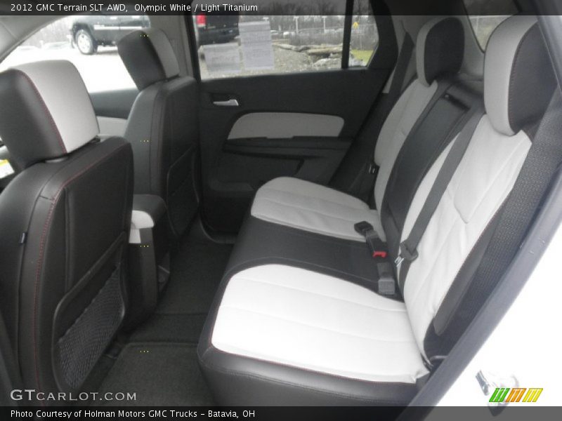 Olympic White / Light Titanium 2012 GMC Terrain SLT AWD