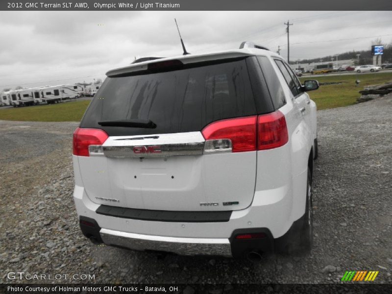 Olympic White / Light Titanium 2012 GMC Terrain SLT AWD