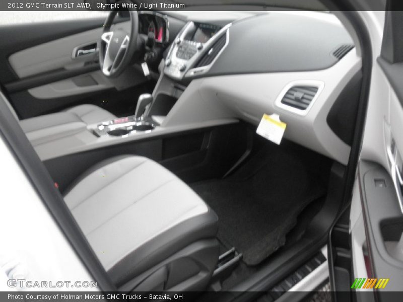 Olympic White / Light Titanium 2012 GMC Terrain SLT AWD