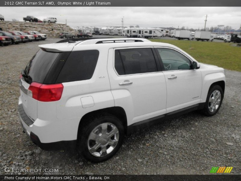 Olympic White / Light Titanium 2012 GMC Terrain SLT AWD