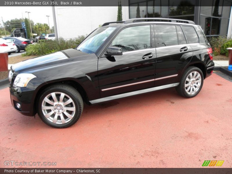 Black / Black 2010 Mercedes-Benz GLK 350