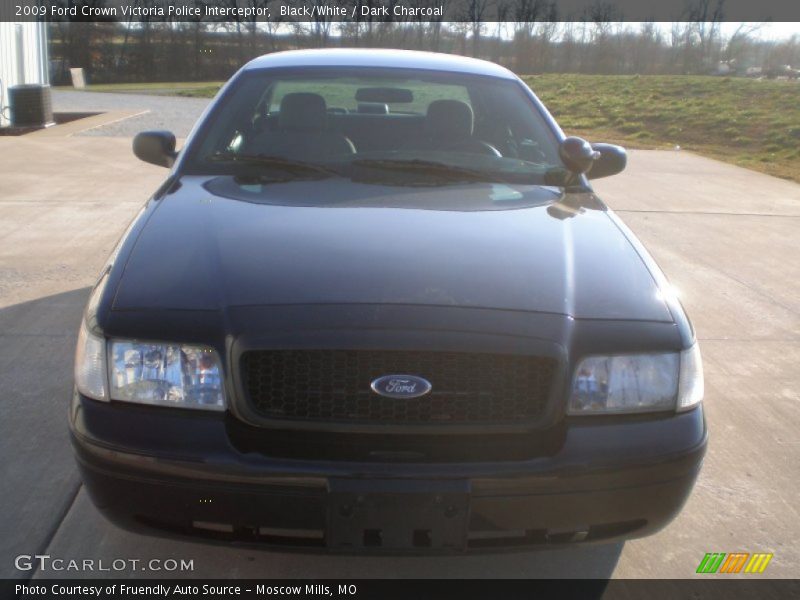 Black/White / Dark Charcoal 2009 Ford Crown Victoria Police Interceptor