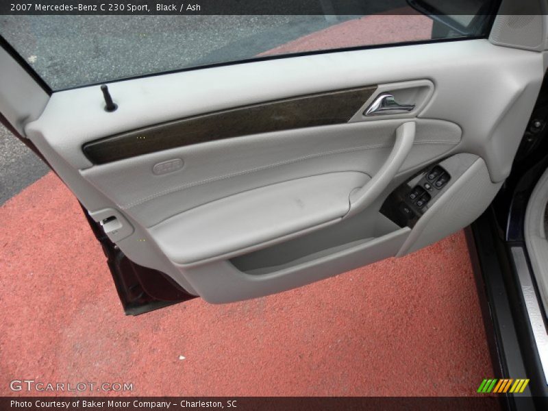 Black / Ash 2007 Mercedes-Benz C 230 Sport