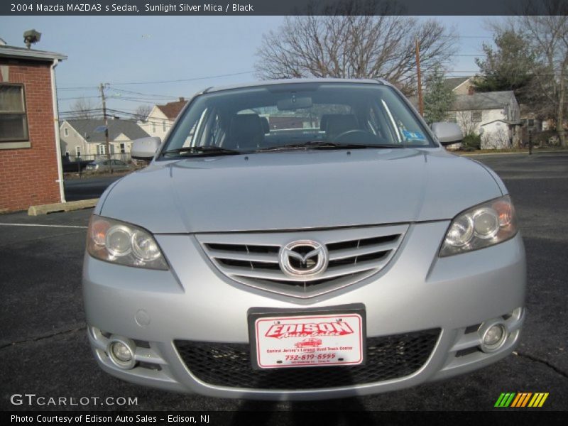 Sunlight Silver Mica / Black 2004 Mazda MAZDA3 s Sedan