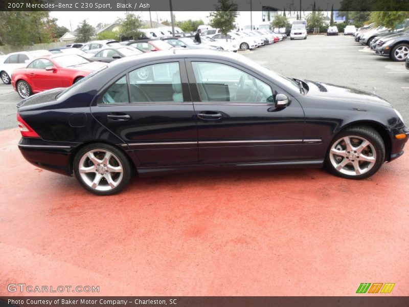 Black / Ash 2007 Mercedes-Benz C 230 Sport