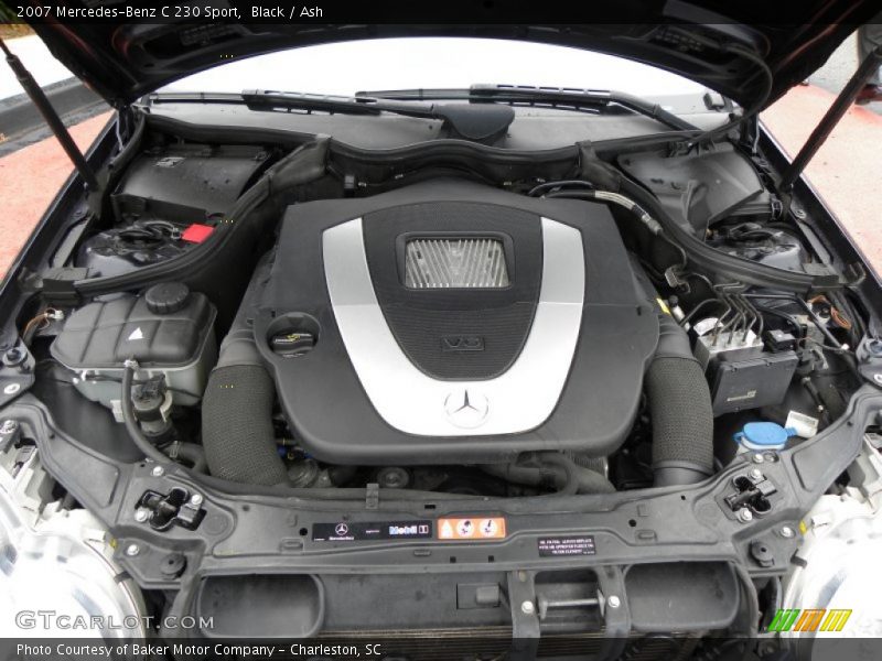 Black / Ash 2007 Mercedes-Benz C 230 Sport