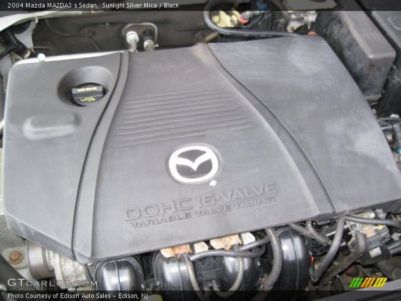 Sunlight Silver Mica / Black 2004 Mazda MAZDA3 s Sedan