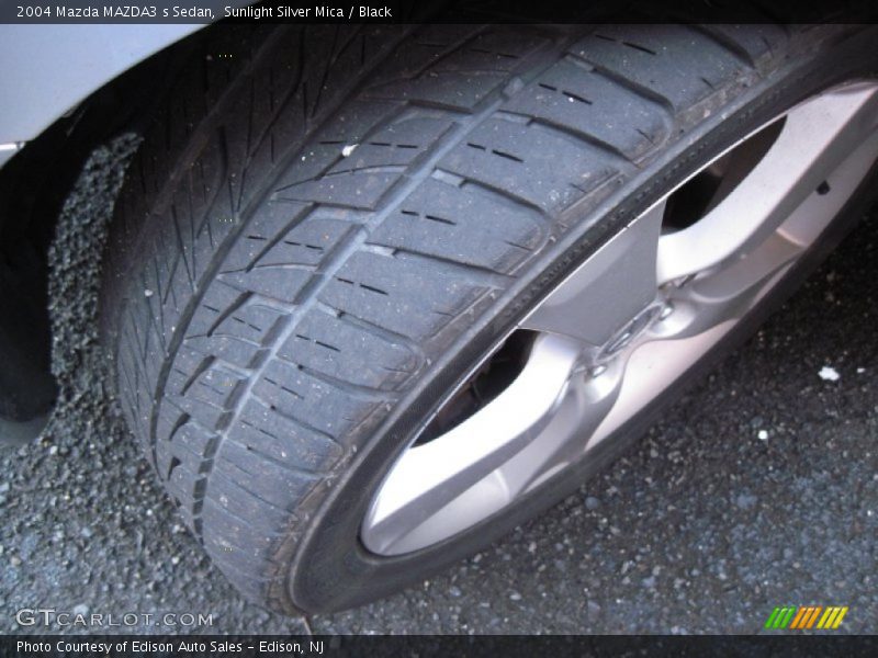 Sunlight Silver Mica / Black 2004 Mazda MAZDA3 s Sedan