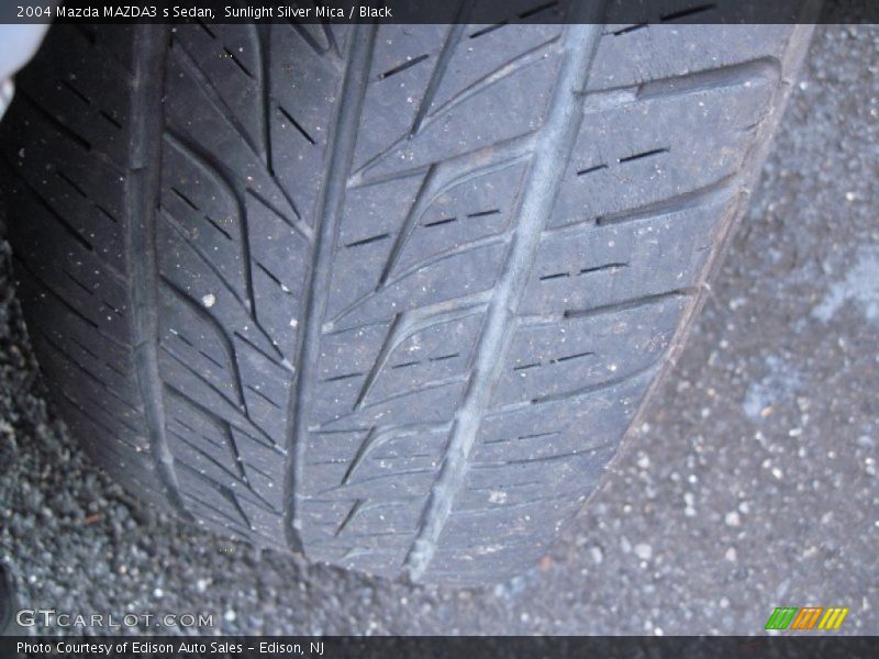 Sunlight Silver Mica / Black 2004 Mazda MAZDA3 s Sedan