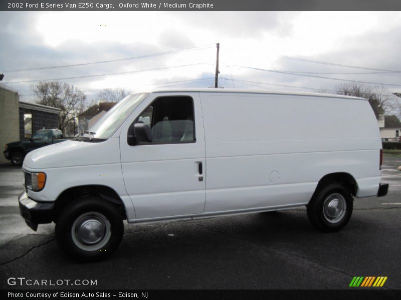 Oxford White / Medium Graphite 2002 Ford E Series Van E250 Cargo