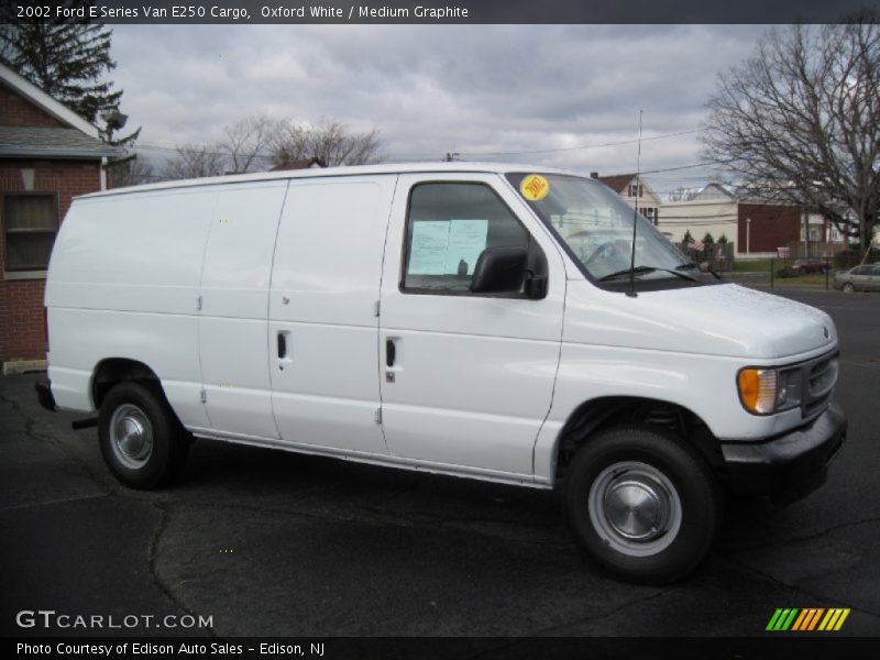 Oxford White / Medium Graphite 2002 Ford E Series Van E250 Cargo
