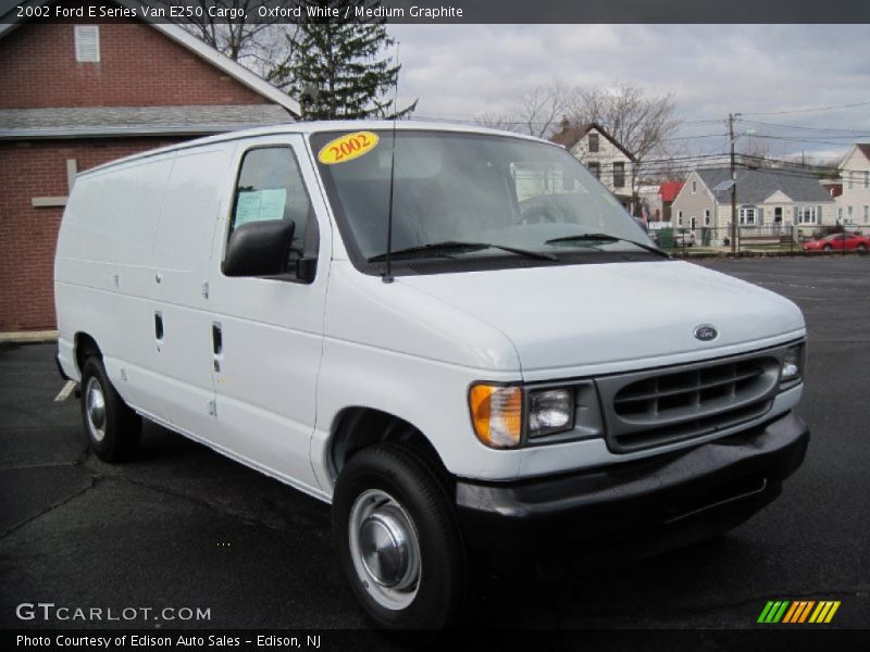 Oxford White / Medium Graphite 2002 Ford E Series Van E250 Cargo