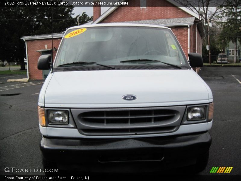 Oxford White / Medium Graphite 2002 Ford E Series Van E250 Cargo