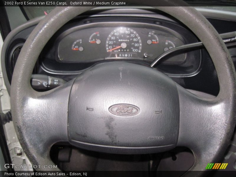 Oxford White / Medium Graphite 2002 Ford E Series Van E250 Cargo