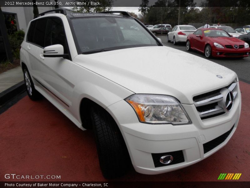 Arctic White / Black 2012 Mercedes-Benz GLK 350