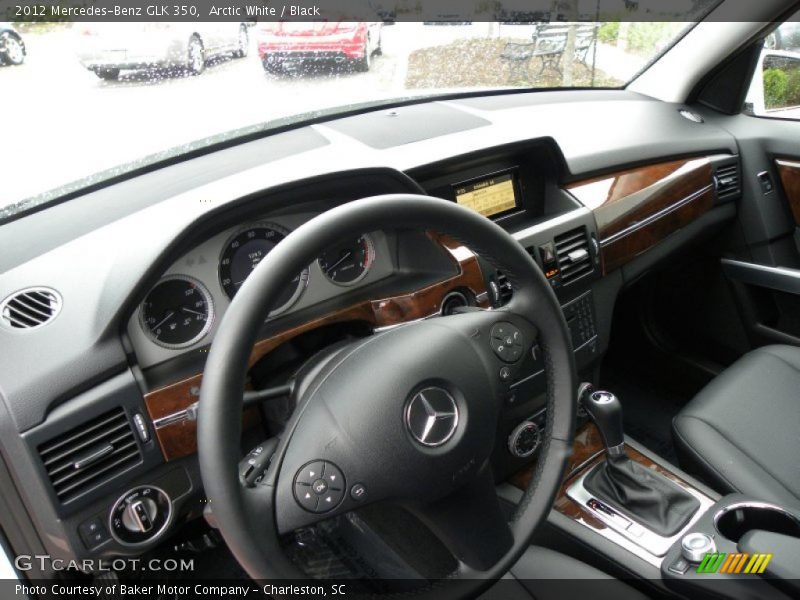 Arctic White / Black 2012 Mercedes-Benz GLK 350