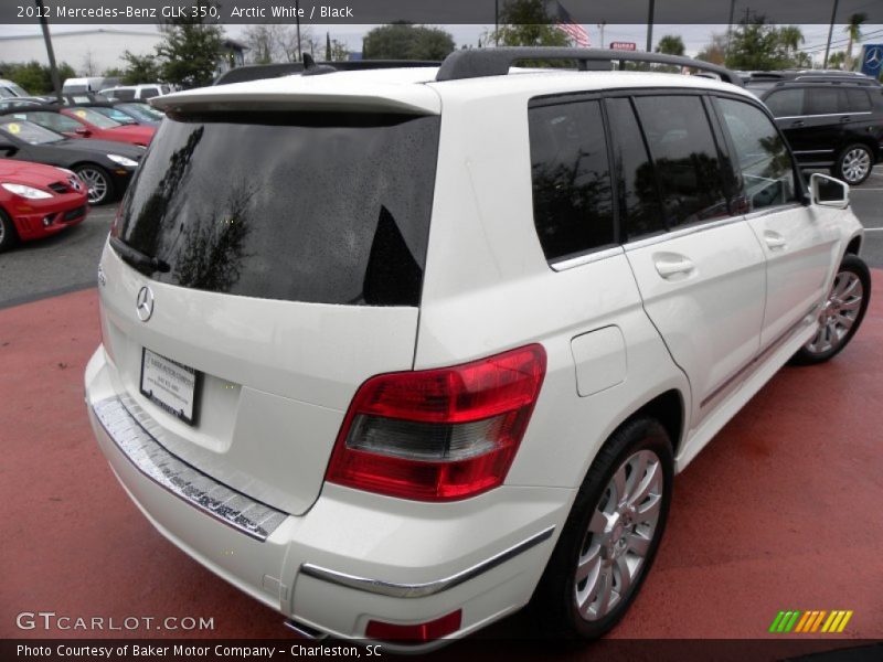 Arctic White / Black 2012 Mercedes-Benz GLK 350