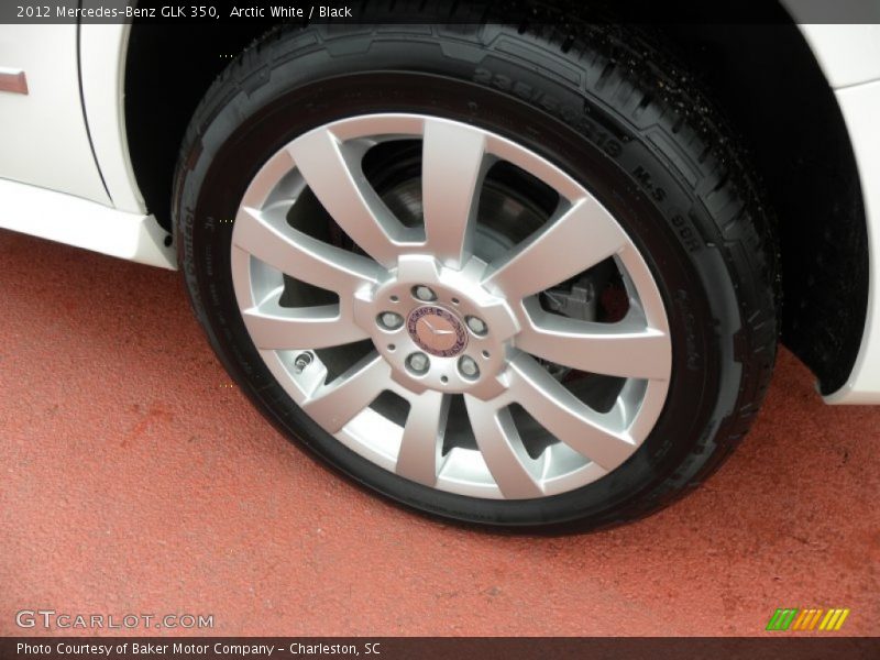 Arctic White / Black 2012 Mercedes-Benz GLK 350