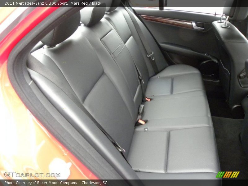 Mars Red / Black 2011 Mercedes-Benz C 300 Sport