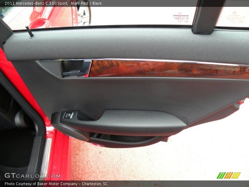 Mars Red / Black 2011 Mercedes-Benz C 300 Sport
