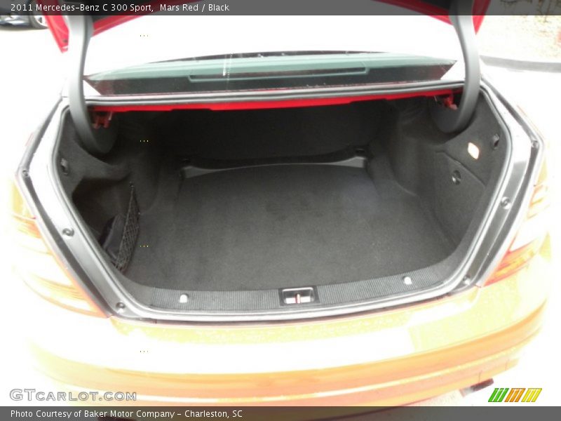 Mars Red / Black 2011 Mercedes-Benz C 300 Sport