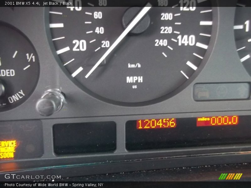 Jet Black / Black 2001 BMW X5 4.4i
