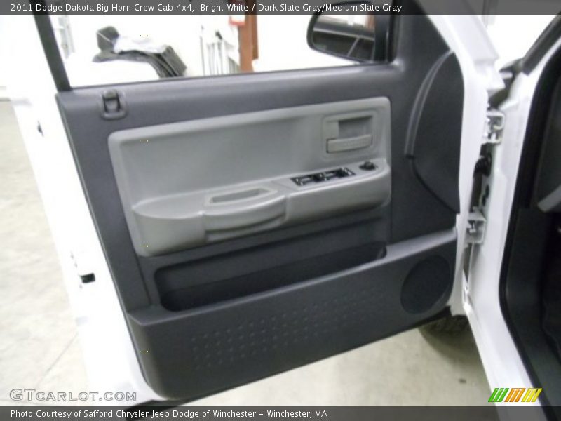 Bright White / Dark Slate Gray/Medium Slate Gray 2011 Dodge Dakota Big Horn Crew Cab 4x4