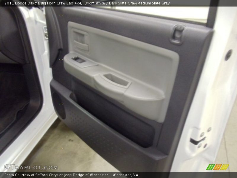 Bright White / Dark Slate Gray/Medium Slate Gray 2011 Dodge Dakota Big Horn Crew Cab 4x4