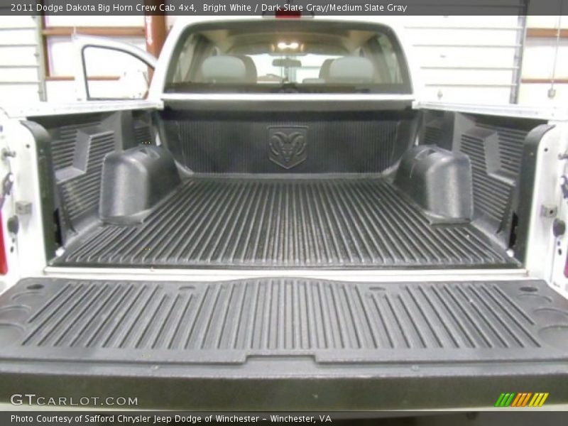 Bright White / Dark Slate Gray/Medium Slate Gray 2011 Dodge Dakota Big Horn Crew Cab 4x4