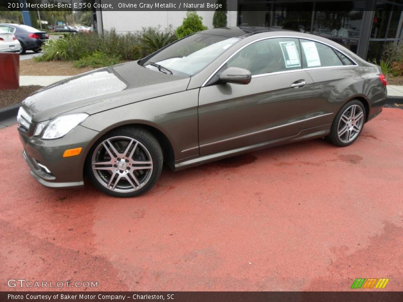  2010 E 550 Coupe Olivine Gray Metallic