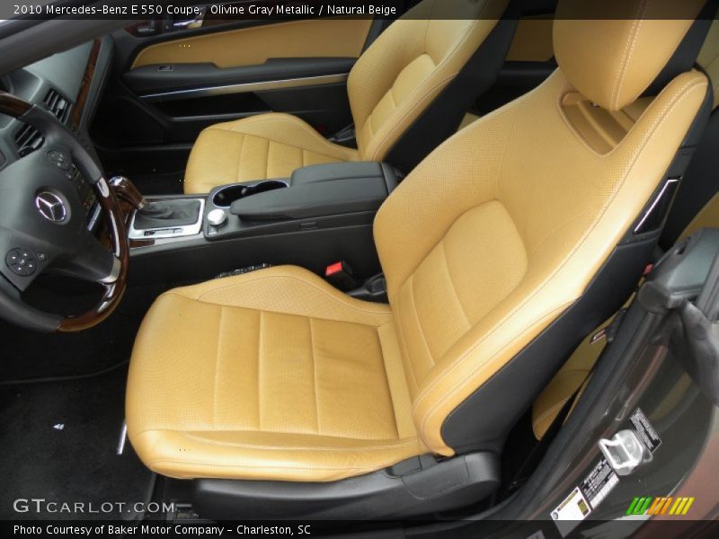  2010 E 550 Coupe Natural Beige Interior