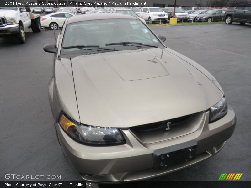 Mineral Grey Metallic / Medium Parchment 2001 Ford Mustang Cobra Coupe