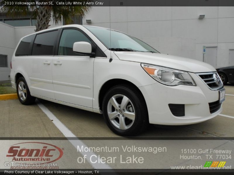Calla Lilly White / Aero Gray 2010 Volkswagen Routan SE