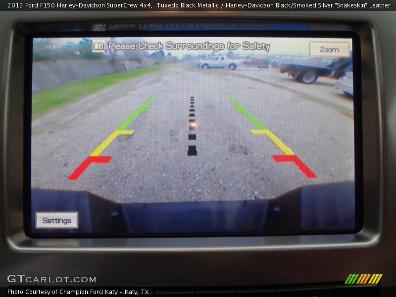Rearview camera display - 2012 Ford F150 Harley-Davidson SuperCrew 4x4