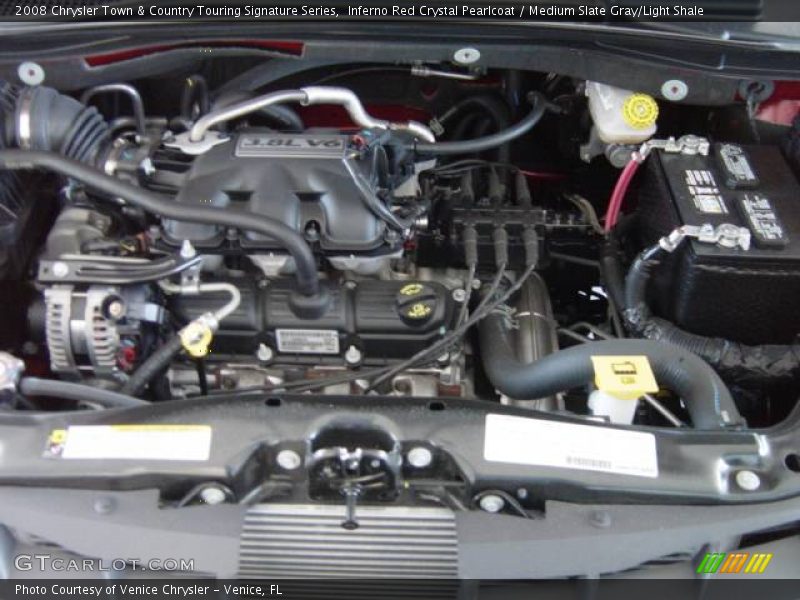 Inferno Red Crystal Pearlcoat / Medium Slate Gray/Light Shale 2008 Chrysler Town & Country Touring Signature Series