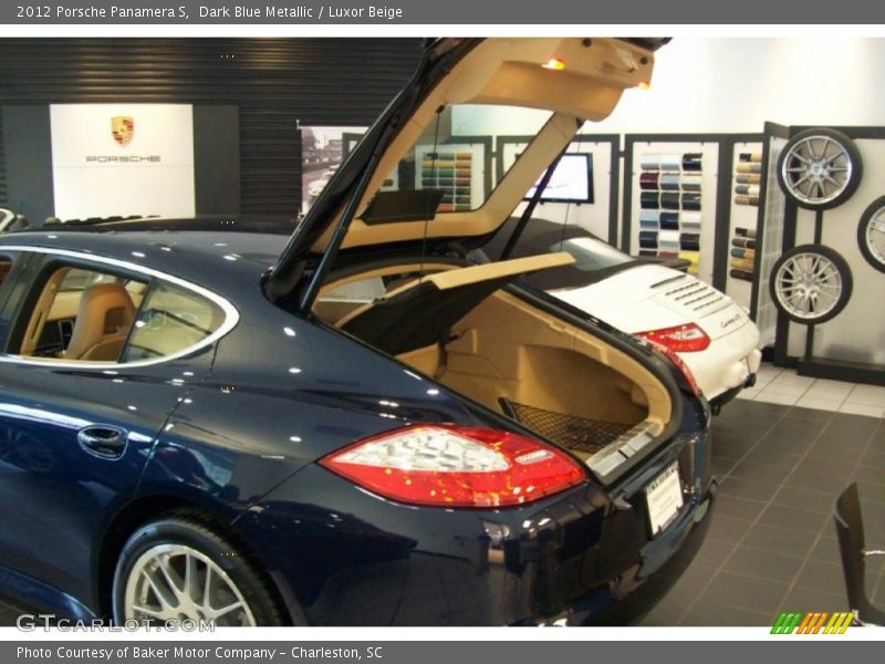 Dark Blue Metallic / Luxor Beige 2012 Porsche Panamera S