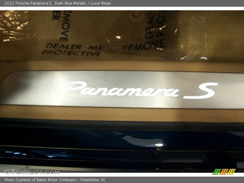 Dark Blue Metallic / Luxor Beige 2012 Porsche Panamera S