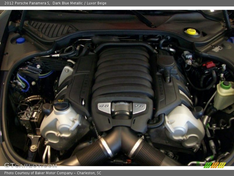 Dark Blue Metallic / Luxor Beige 2012 Porsche Panamera S