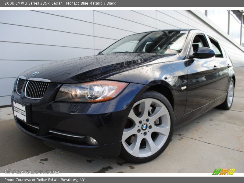 Monaco Blue Metallic / Black 2008 BMW 3 Series 335xi Sedan