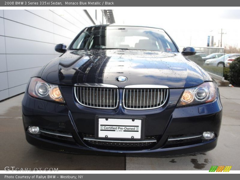Monaco Blue Metallic / Black 2008 BMW 3 Series 335xi Sedan