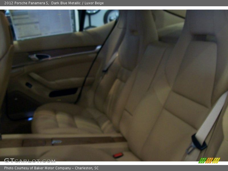 Dark Blue Metallic / Luxor Beige 2012 Porsche Panamera S