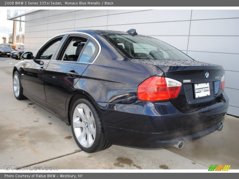 Monaco Blue Metallic / Black 2008 BMW 3 Series 335xi Sedan