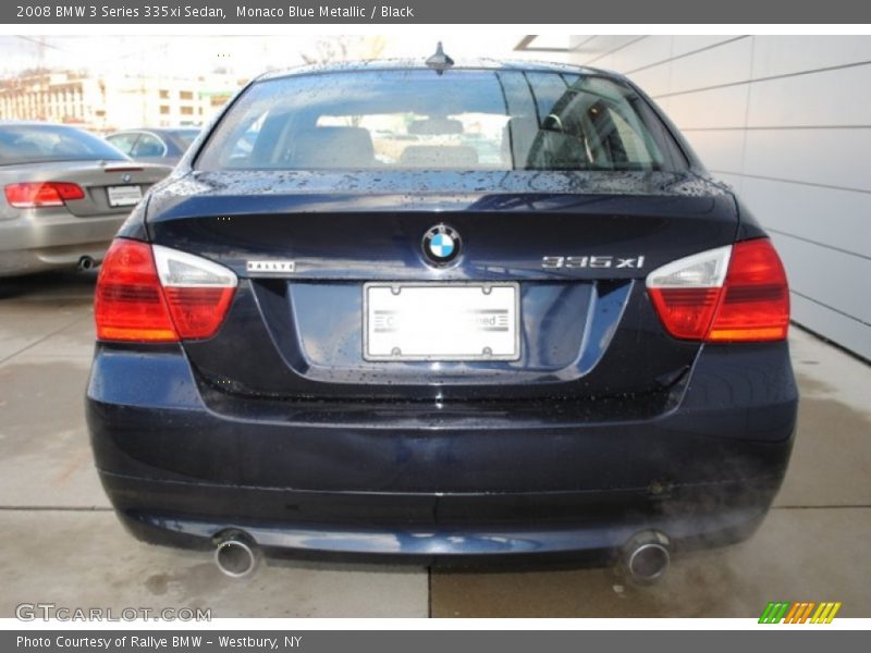 Monaco Blue Metallic / Black 2008 BMW 3 Series 335xi Sedan