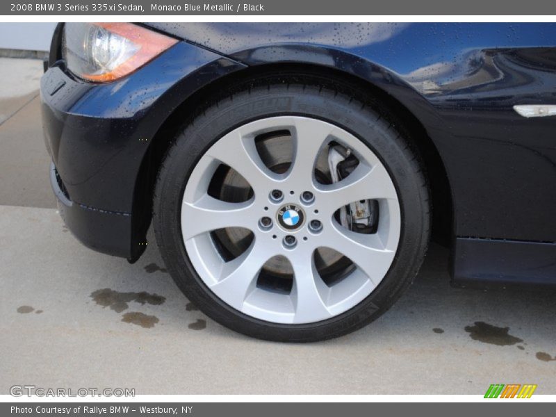 Monaco Blue Metallic / Black 2008 BMW 3 Series 335xi Sedan