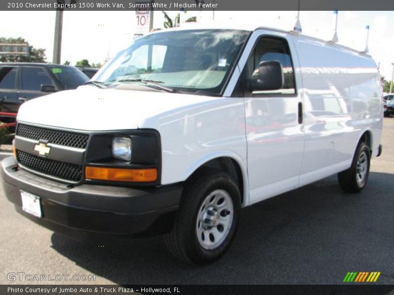 Summit White / Medium Pewter 2010 Chevrolet Express 1500 Work Van