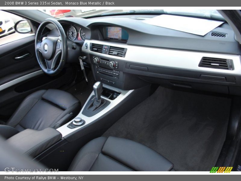 Monaco Blue Metallic / Black 2008 BMW 3 Series 335xi Sedan